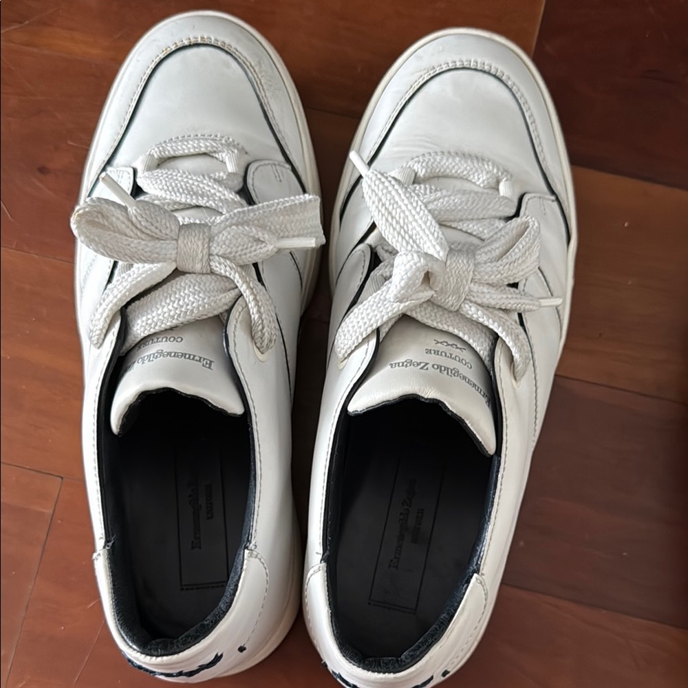 Ermenegildo Zegna White Men's Sneakers